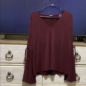 Plum colored blouse